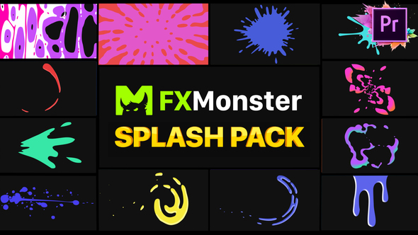 Splashes Pack | Premiere Pro MOGRT