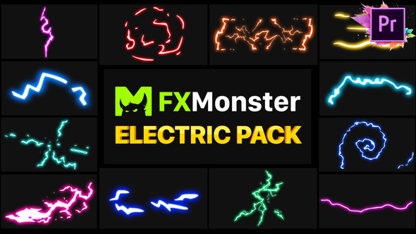 Electricity Elements | Premiere Pro MOGRT