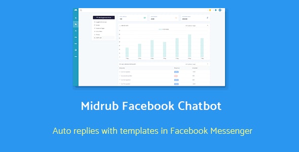 Midrub Facebook Chatbot - automatize quick replies with templates in messenger
