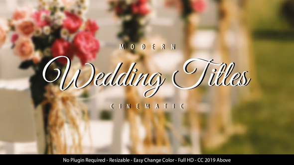Wedding Titles and - VideoHive 26314691