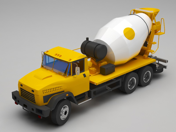 Concrete truck - 3Docean 26315395