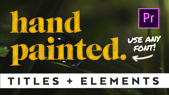Hand Painted Titles & Elements alt