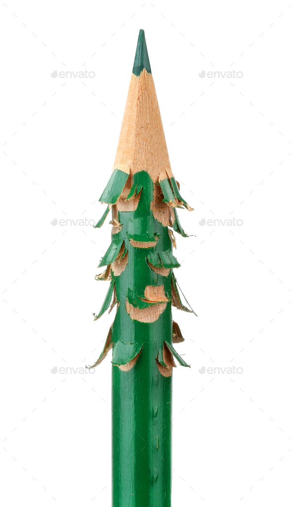 Christmas tree from a green pencil Stock Photo by SeDmi | PhotoDune
