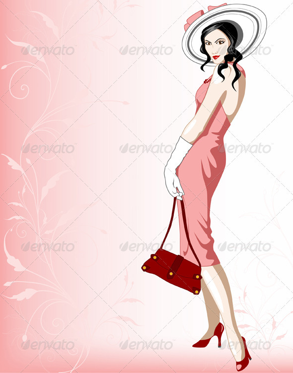 The Woman in a Hat - People Characters
