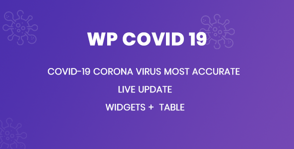 Free download WP Covid 19 -  Coronavirus Live Statistics for WordPress