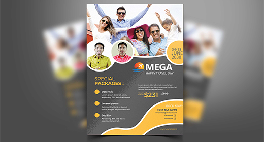 Special Food Flyer Templates PSD