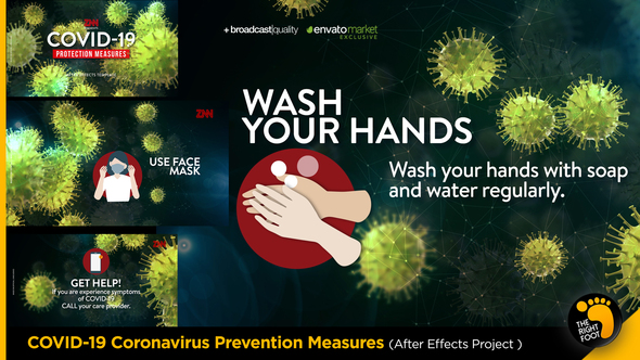 COVID-19 Protection Measures - VideoHive 26324518