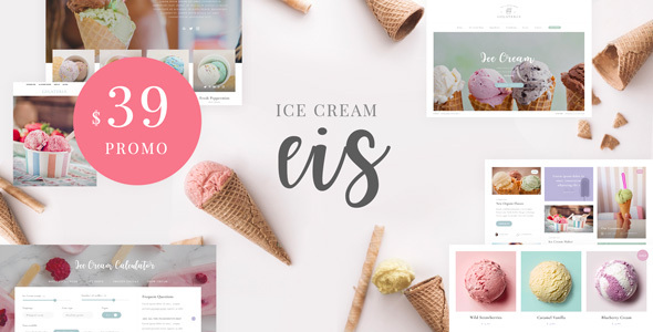 Eis – Ice Cream Shop WordPress Theme