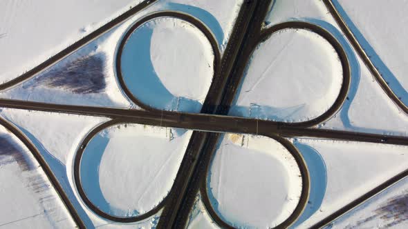 Car Interchange From a Bird'seye View alt