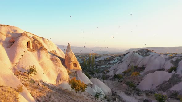 Unique Geological Formations in Cappadocia Turkey alt