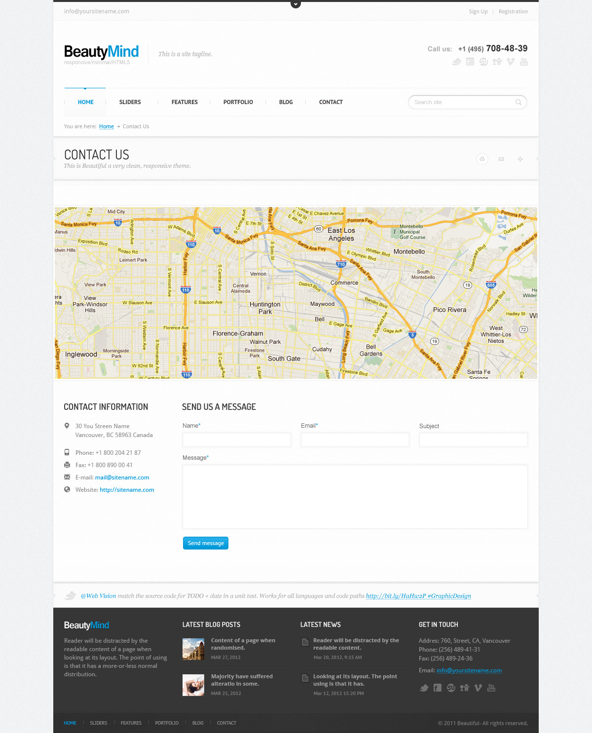 BeautyMind - Unique & Clean PSD Template