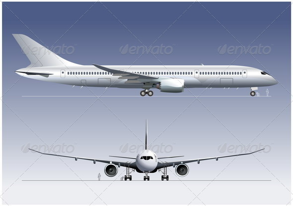 Boeing 787 Dreamliner - Man-made Objects Objects