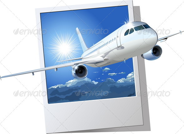 Passenger Airbus A320 - Travel Conceptual