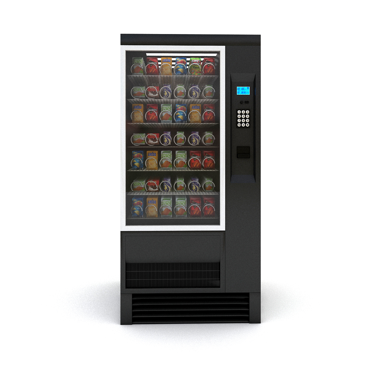 Download 3d Vending Machine By Nvere 3docean