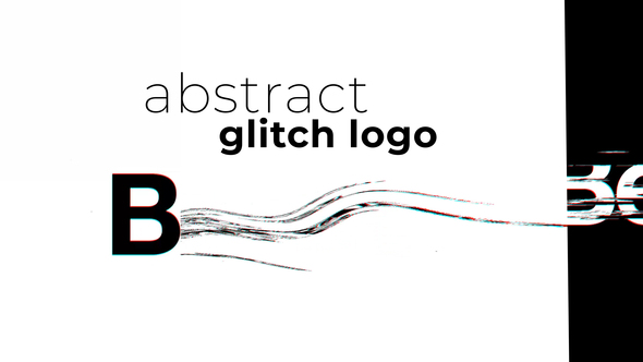 Abstract Glitch Logo - VideoHive 26316175