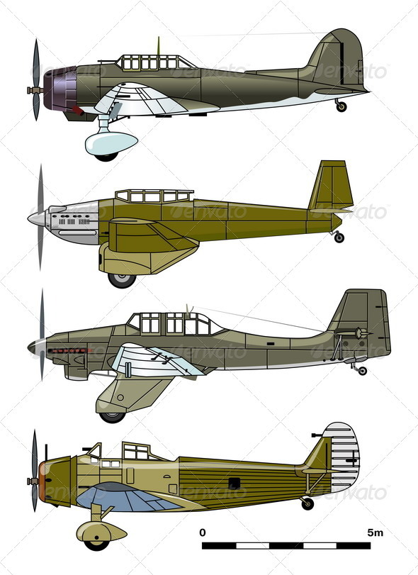 Dive Bombers set - Retro Technology