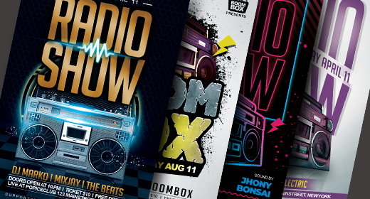 Radio Show Flyer Template