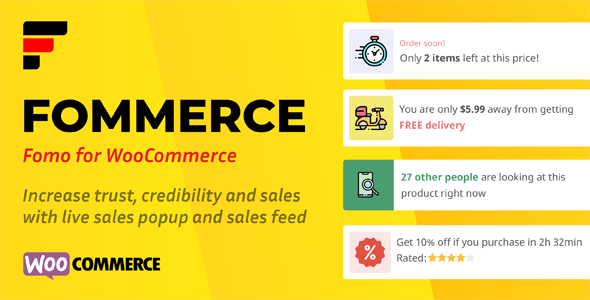 Fommerce – WooCommerce Notifications & Sales Feed