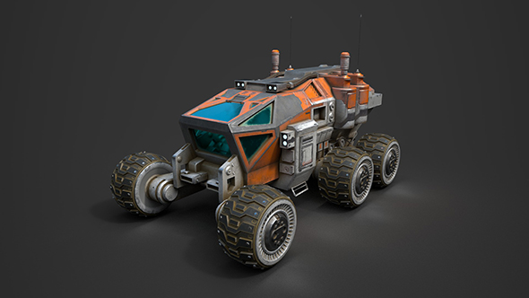 3D Mars Rover - 3Docean 26352012
