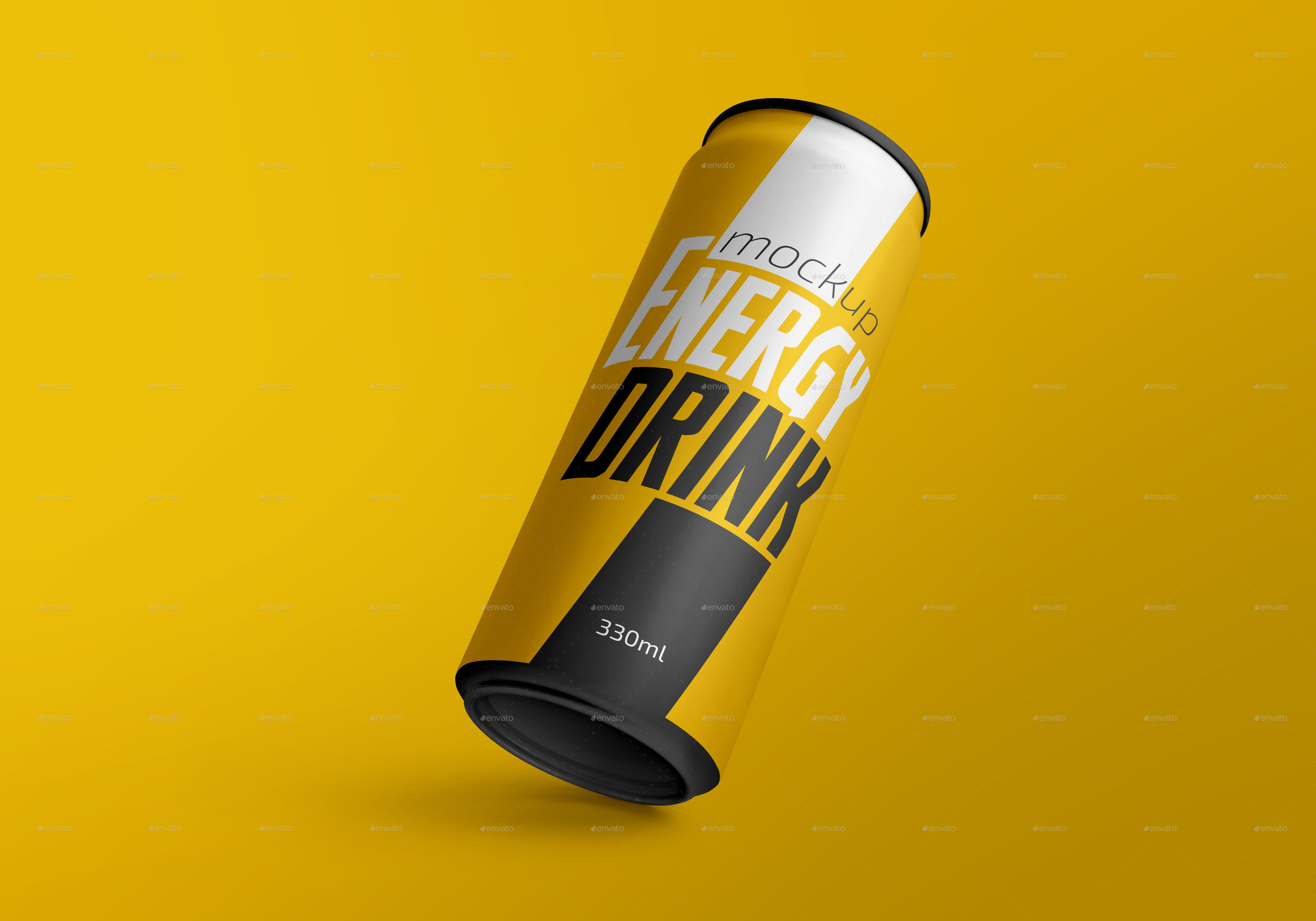 330ml Energy Drink Can Mockup Set by Country4k | GraphicRiver