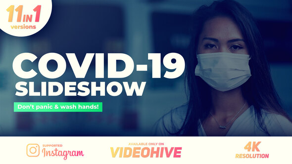 Coronavirus Covid-19 Slideshow - VideoHive 26355175