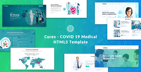 Wondrous Curex - COVID 19 Medical HTML5 Template