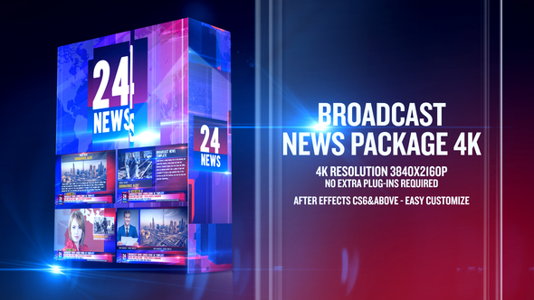 Broadcast News Package 4K