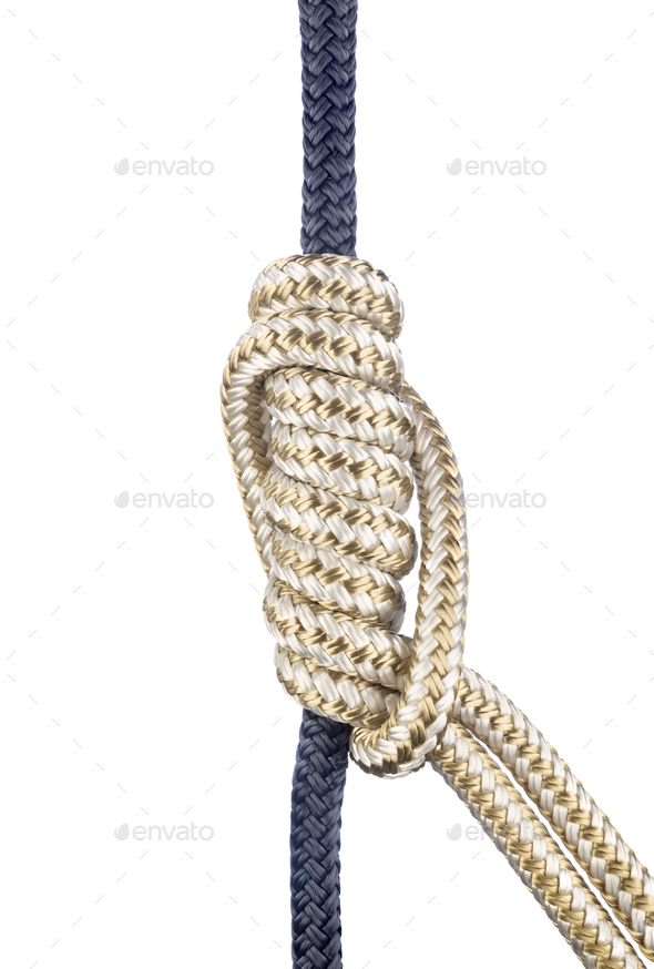 Klemheist Knot on white - Stock Photo - Images