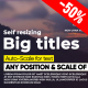Self-Resizing Big Titles II - VideoHive Item for Sale