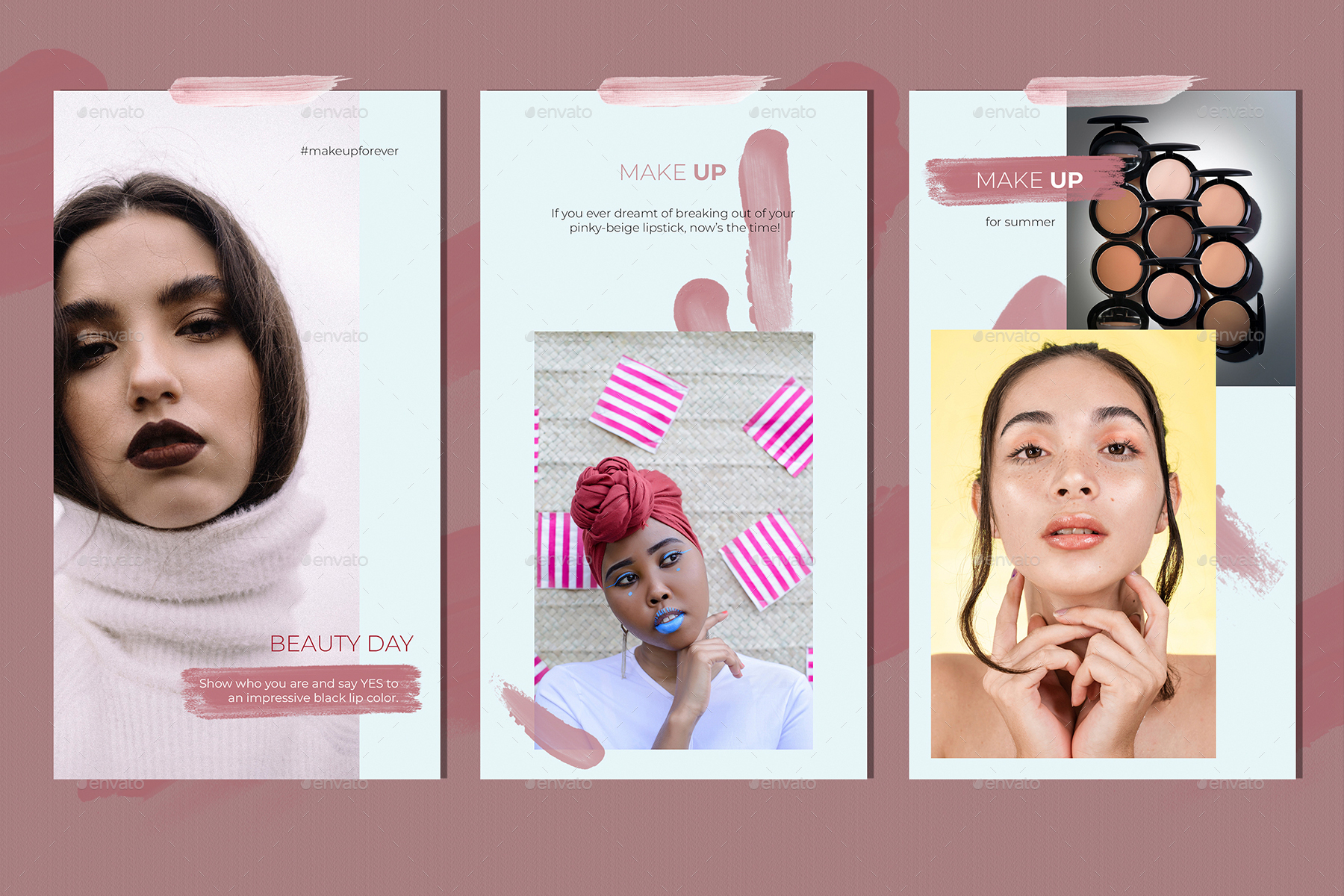 Beauty Makeup Instagram Story Vol.1, Web Elements | GraphicRiver