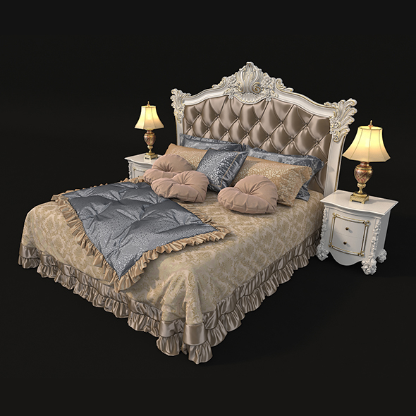 European Style Bed - 3Docean 26371752