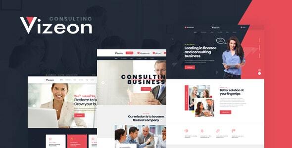 Vizeon – Business Consulting WordPress Themes