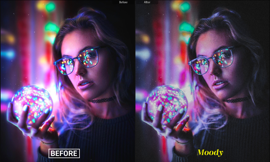 Moody Portraits Collection Lightroom Presets, Add-ons | GraphicRiver