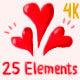 Drawn Hearts Pack - VideoHive Item for Sale