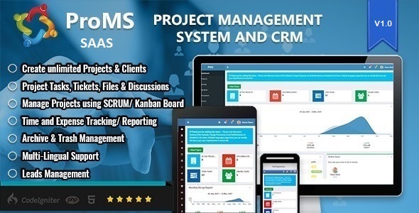 PROMS SAAS – Premium Project Management System