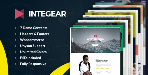 Integear – IT Company & Agency WordPress Theme