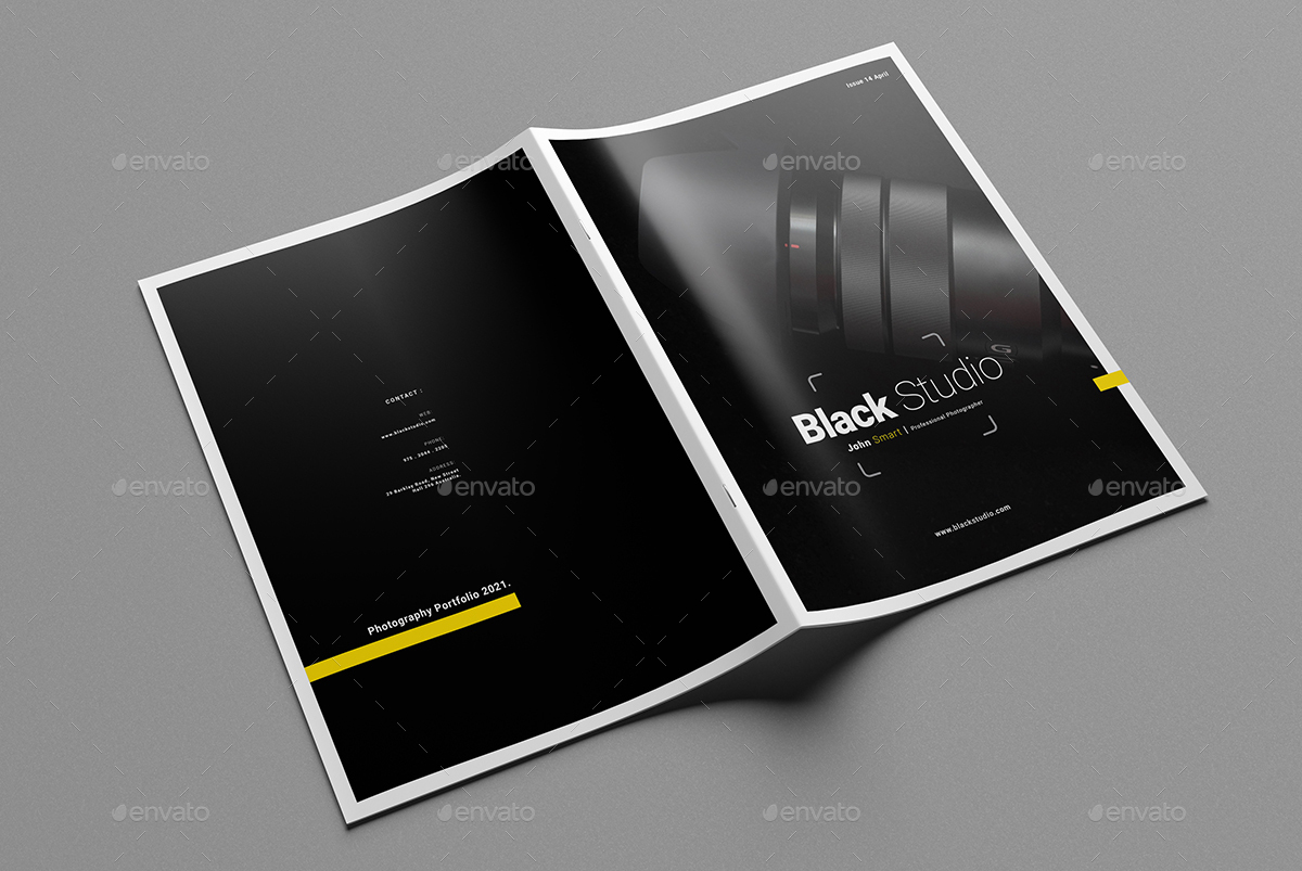 Photography Portfolio Brochure Template, Print Templates | GraphicRiver