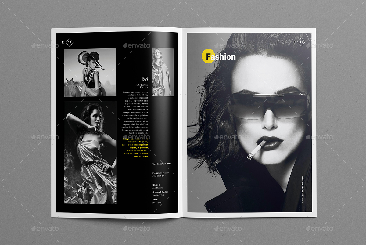 Photography Portfolio Brochure Template by designsoul14 | GraphicRiver