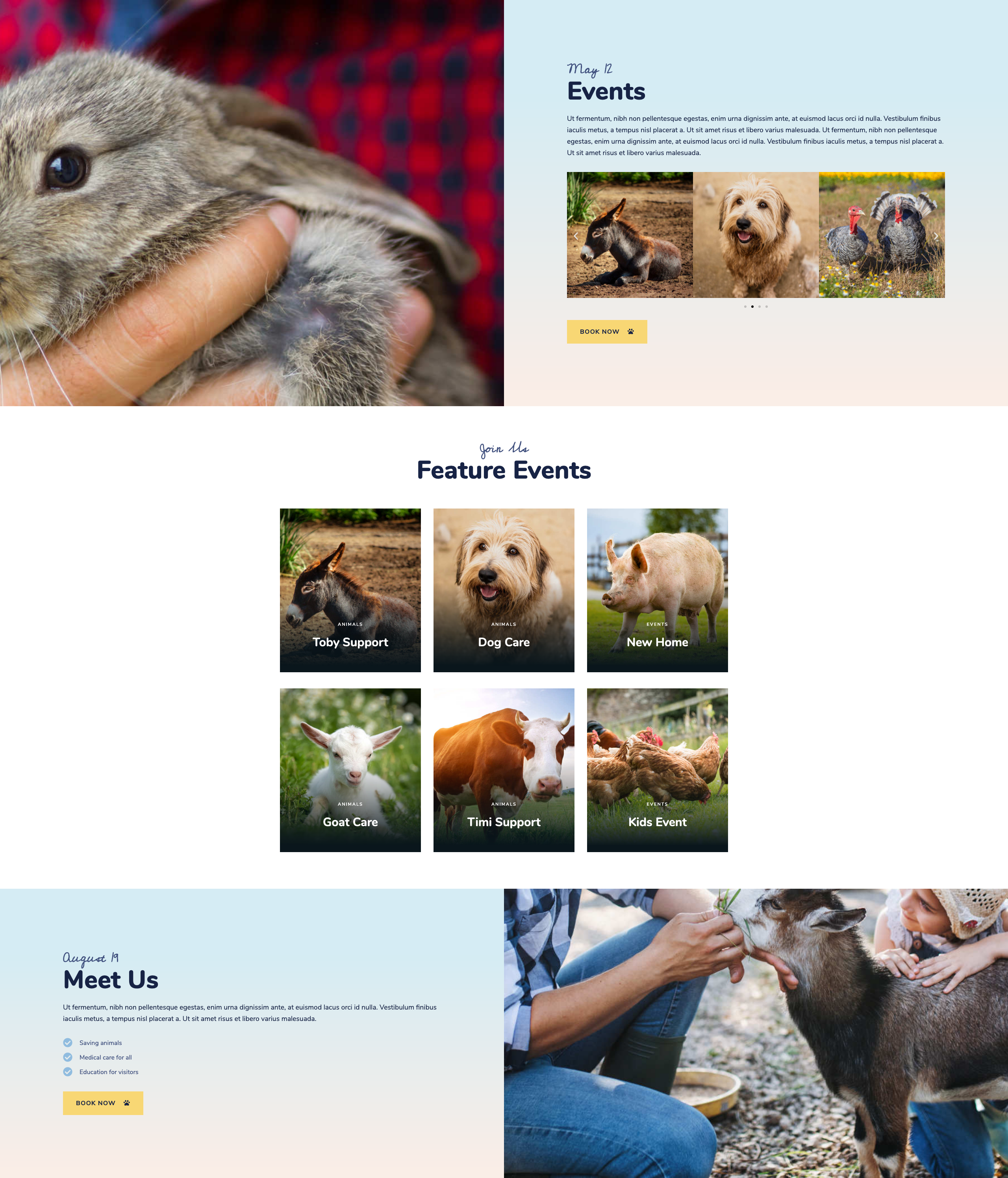 Animal Sanctuary Non Profit Template Kit By Anarieldesignx ThemeForest