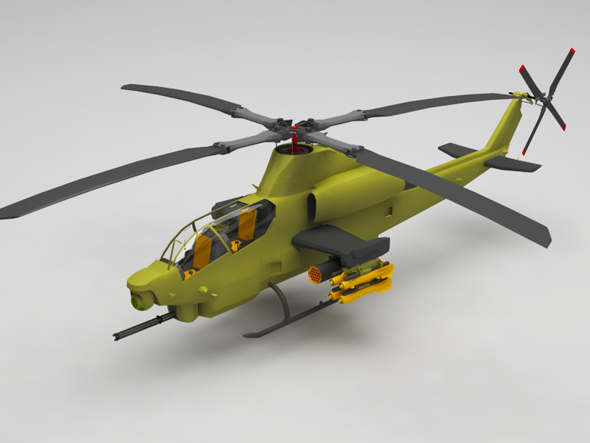 Military helicopter - 3Docean 26376687