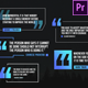 Quote Titles Pack- Premiere Pro - VideoHive Item for Sale