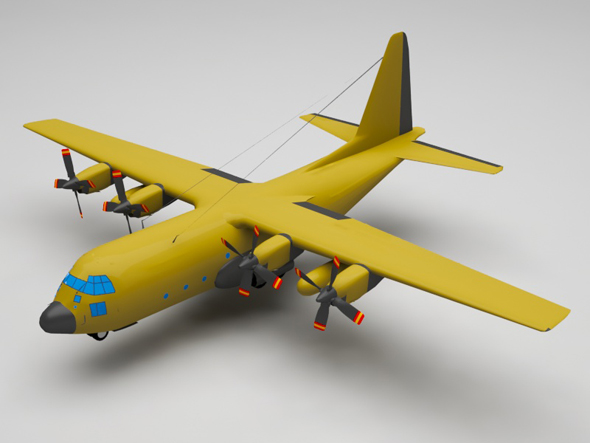 Military plane - 3Docean 26376770