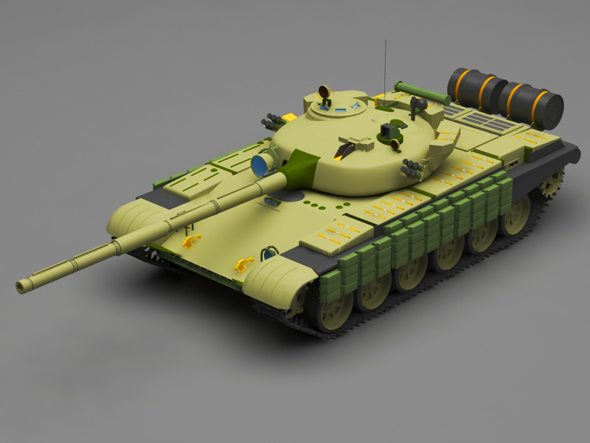 Tank T-72B - 3Docean 26376806