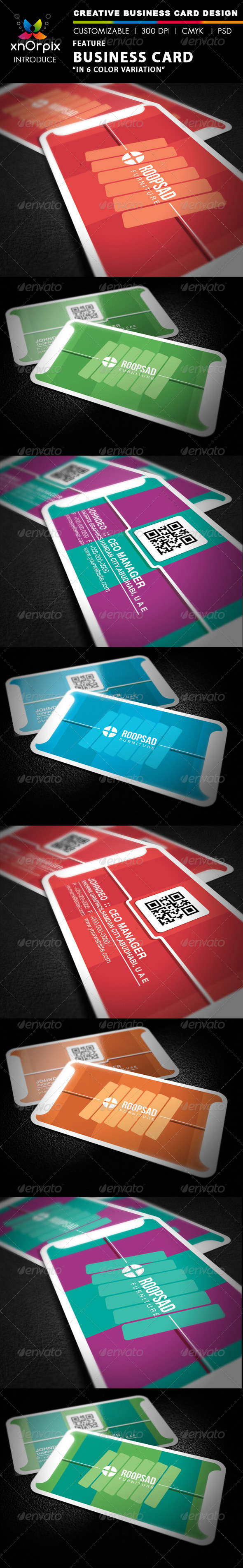 Feature Business Card - Corporate Business Cards