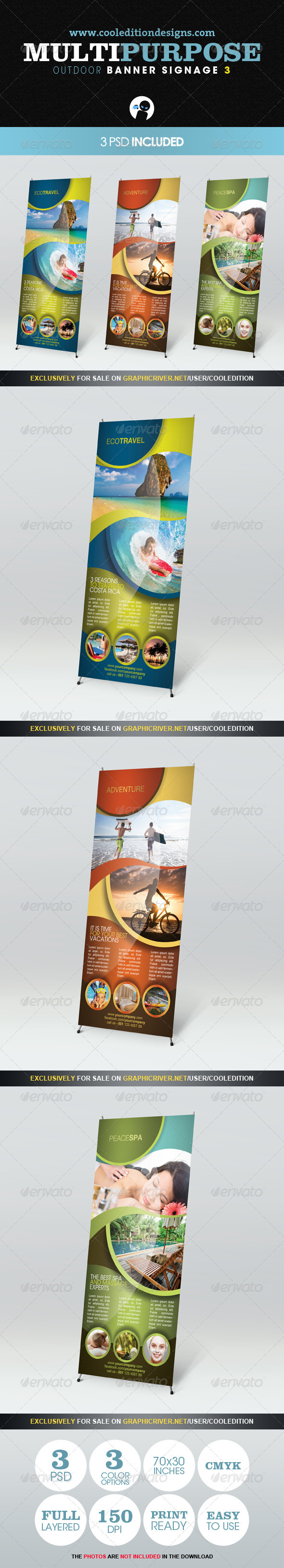 Multipurpose Outdoor Banner Signage 3 - Signage Print Templates