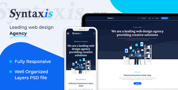 Incredible Syntaxis - Web Design Agency HTML Template