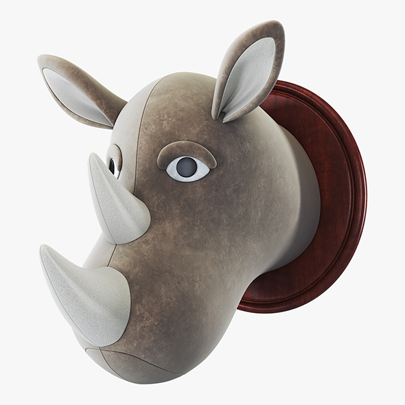 Fabric Rhinoceros Head - 3Docean 26384060