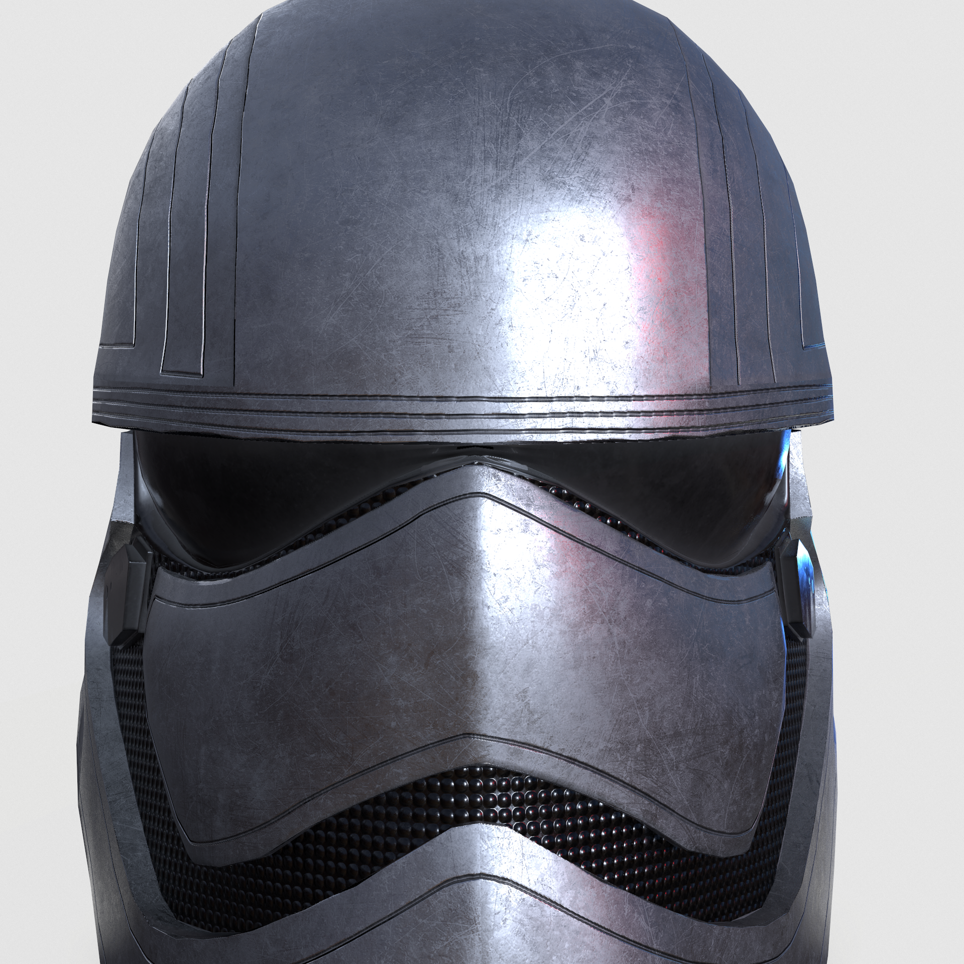 Phasma Helmet PBR Low Poly by Cerebrate | 3DOcean