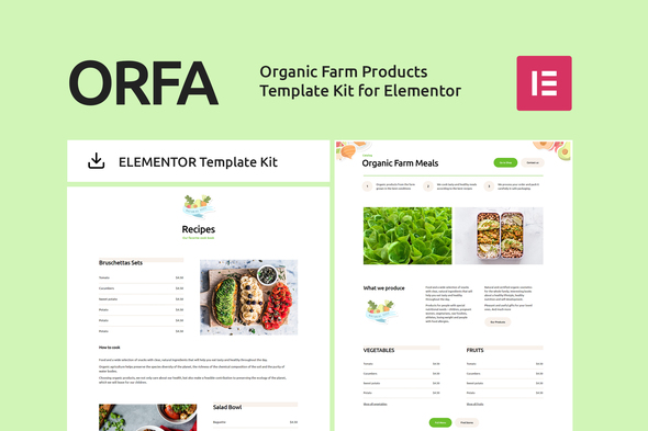 ORFA - Organic - ThemeForest 26341652