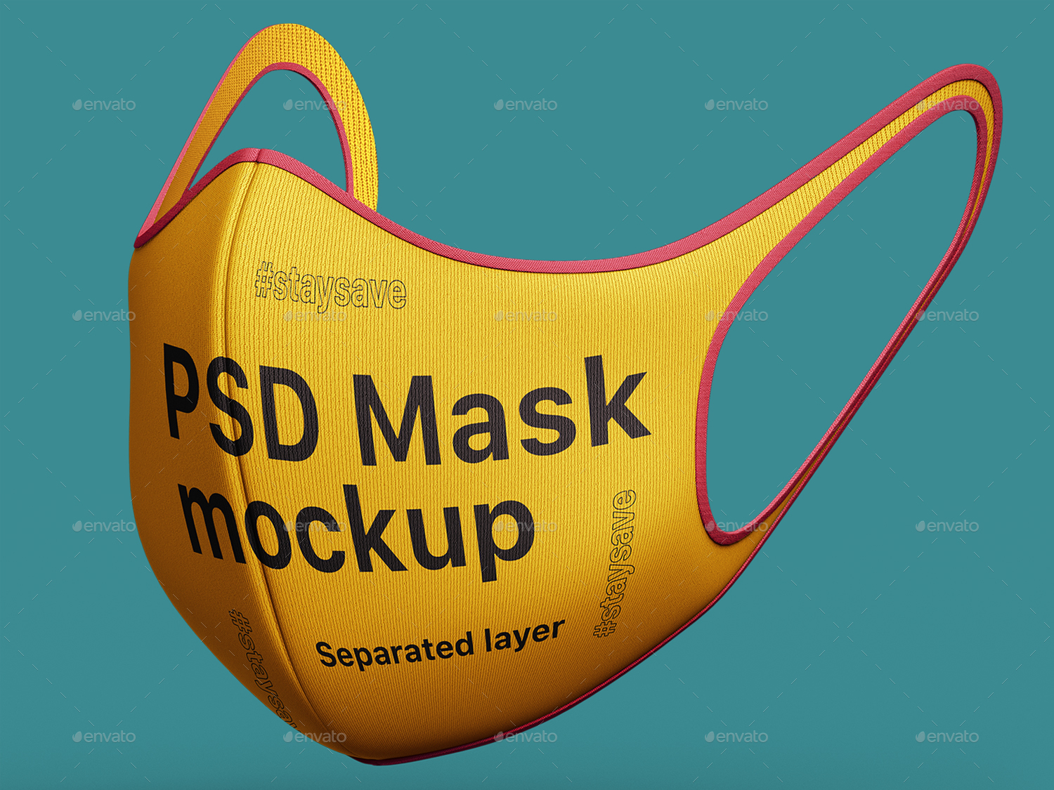 Download Face Medical Mask Protection Psd Mockup By Liqd Graphicriver PSD Mockup Templates